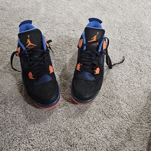 Jordan Athletic Shoes Black and Orange